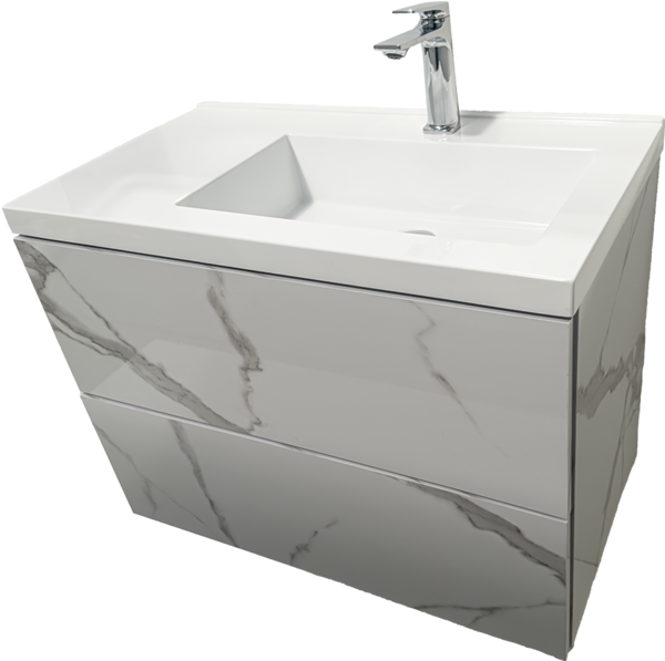 PVC МЕБЕЛ ЗА БАНЯ PORTO R 80 MARBLE W